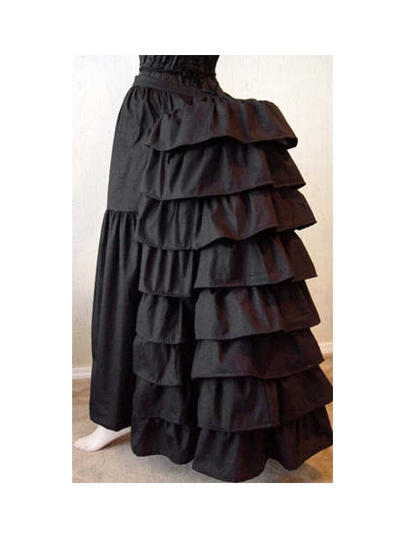 Black Victorian Skirt 86