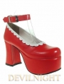 Red Sweet Lolita High Heel Shoes