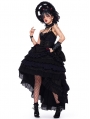 Ismailia Black and Blue Wedding Tea Party Tiered Gothic Lolita JSK Dress Set