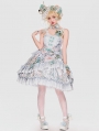 Sylph White and Green Flower Bridal Tea Party Classic Lolita JSK Dress Set