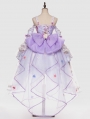 Sylph White and Purple Flower Bridal Tea Party Classic Lolita JSK Dress Set