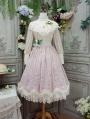 Ivory/Green/Red/Pink Tulu Elegant Retro Tiered Classic Lolita Skirt