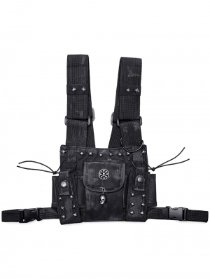 Gothic Post-Apocalyptic Punk Style Strap Bag