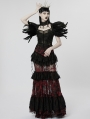 Black Gothic Dark Decadent Feather Shoulder Accessory