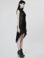 Black Gothic Sexy Elegant Sleeveless Slim Fishtail Dress