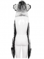 Black and White Gothic Cute Cat Ear Wolly Winter Warm Hat