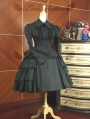 Black Long Sleeves Classic Gothic Lolita Dress