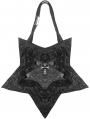 Black Gothic Cross Star Handbag
