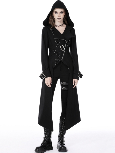 Hooded gothic coat sale