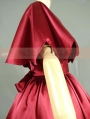 Red Vintage Victorian Style Classic Lolita Cape Dress