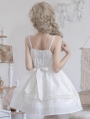 Black/White Sweetheart Ruffle Sweet Sleeveless Lolita JSK Dress