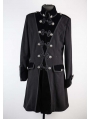 Black Winter Gothic Coat for Men