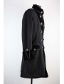 Black Winter Gothic Coat for Men