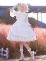 Dawn Tower Red/White Bowknot Empire Waist Sweet Lolita JSK Dress