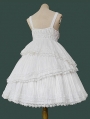 Dawn Tower Red/White Bowknot Empire Waist Sweet Lolita JSK Dress