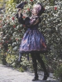 Dark Blue/Red and Black/Red and Brown Midnight Magic Gothic Lolita JSK Dress