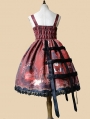 Dark Blue/Red and Black/Red and Brown Midnight Magic Gothic Lolita JSK Dress