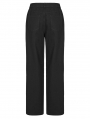 Black Gothic Doomsday Ripped Loose Fit Denim Pants for Men