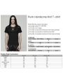 Black Gothic Punk Short Sleeve T-Shirt with Detachable Armor for Men
