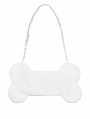 White Cute Gothic Dolly Bone Chain Shoulder Bag