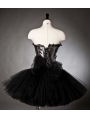 Black Romantic Gothic Corset Dress