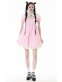 Pink Gothic Lolita Cross Princess Dress with Detachable Collar