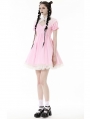 Pink Gothic Lolita Cross Princess Dress with Detachable Collar