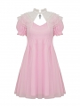 Pink Gothic Lolita Cross Princess Dress with Detachable Collar