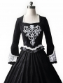 Black Velvet Civil War Queen Theatrical Victorian Ball Dress