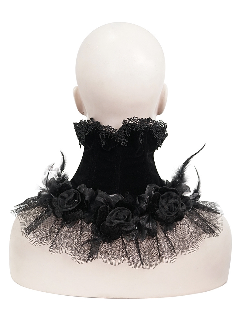 Corset Shaped Bag Feather Lace Corset Shaped Bag Feather Lace