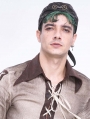 Bronze Gothic Steampunk Tie Back Head Wrap Scarf for Men