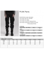 Black Gothic Punk Large Eyelet Webbing Decor Pants for Men