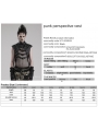 Black Gothic Punk See-Through Mesh Spliced Vest Top for Men