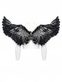 Black Gothic Punk Demon Feather Wing Harness
