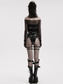 Black Gothic Punk Sexy Strappy Garter Belt Harness