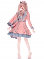 Sheffield Pink and Blue College Style  Classic Lolita JSK Dress Set