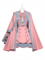 Sheffield Pink and Blue College Style  Classic Lolita JSK Dress Set