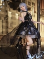Dark Jellyfish Printed Elegant Classic Lolita Halter JSK Dress Full Set