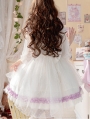 Mist Carol White and Light Purple Bowknot Sweet Lolita JSK Dress