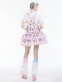 Pink Lolita Temptation Love Bear Print Short Dress