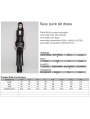Black Gothic Sexy Punk Glossy Faux Leather Slit Long Dress