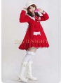 Sweet A-Line Princess Bow Winter Lolita Coat