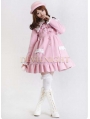 Sweet A-Line Princess Bow Winter Lolita Coat