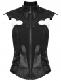 Black Gothic Punk Cool Bat Wings Vest Top for Women