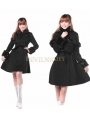 Black Classic Winter Lolita Cape Coat