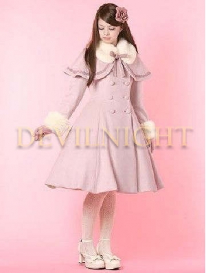 Sweet Princess A-Line Winter Lolita Cape Coat