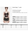 Black and Red Gothic Bear Print Daily Cami Top for Women