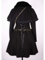 Black Sweet Winter Lolita Cape Coat