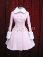 Pink Sweet Princess Winter Lolita Cape Coat