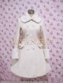 White Elegant Winter Lolita Coat